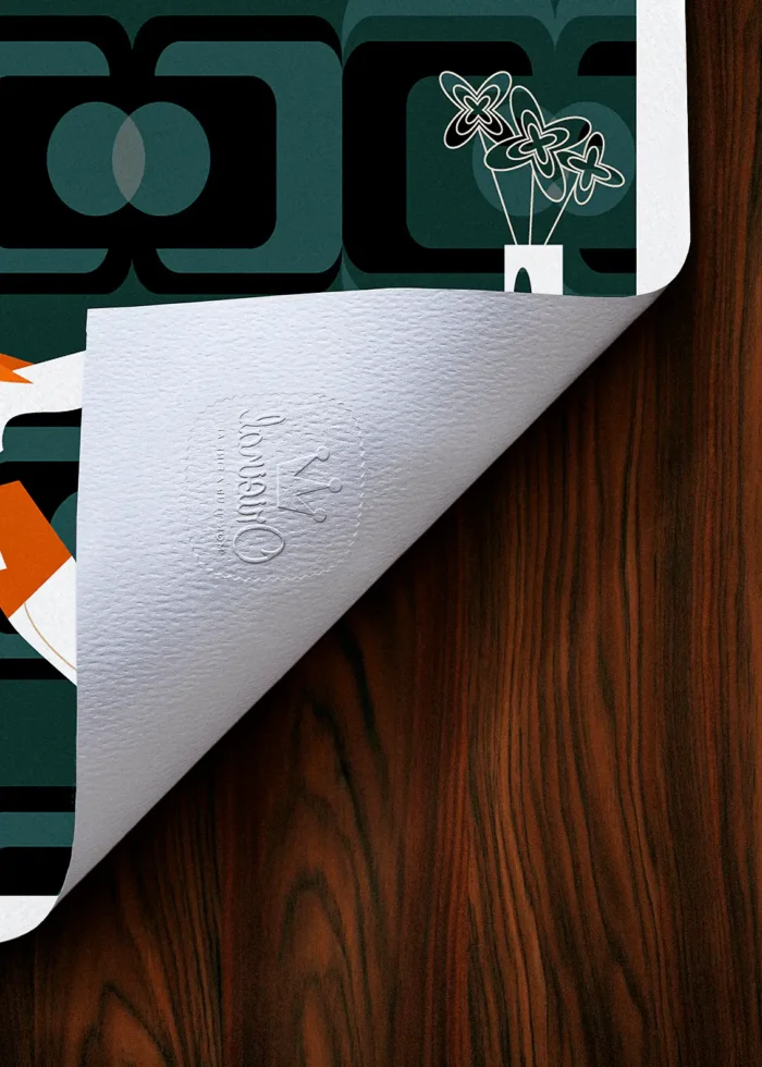 Tampon-229 Affiche Vintage Tampon Original Monsieur Z, Tirage d'art,