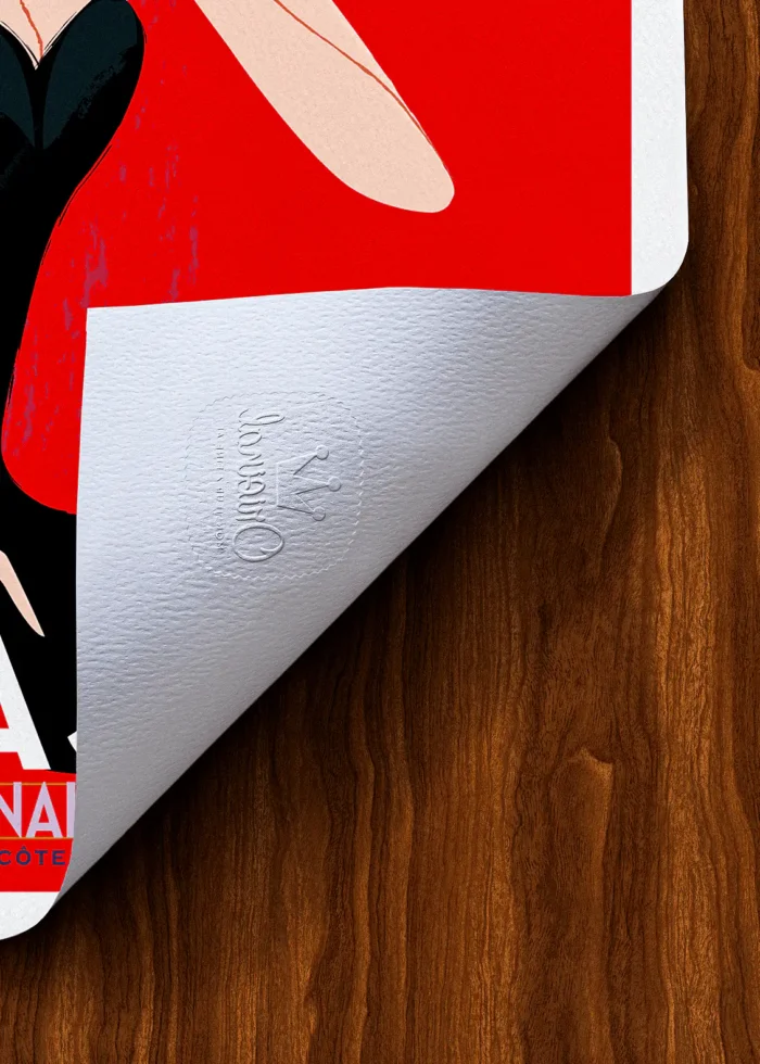 Tampon-236 Affiche Grasse Tampon Original Monsieur Z, Tirage d'art,