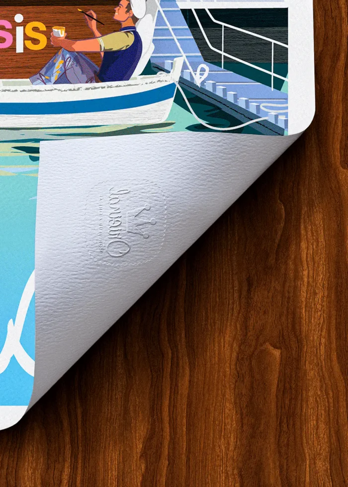 Tampon-237 Affiche Cassis Tampon Original Monsieur Z, Tirage d'art,