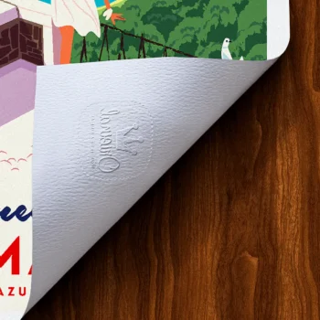 Affiche Roquebrune Tampon Original Monsieur Z, Tirage d'art,