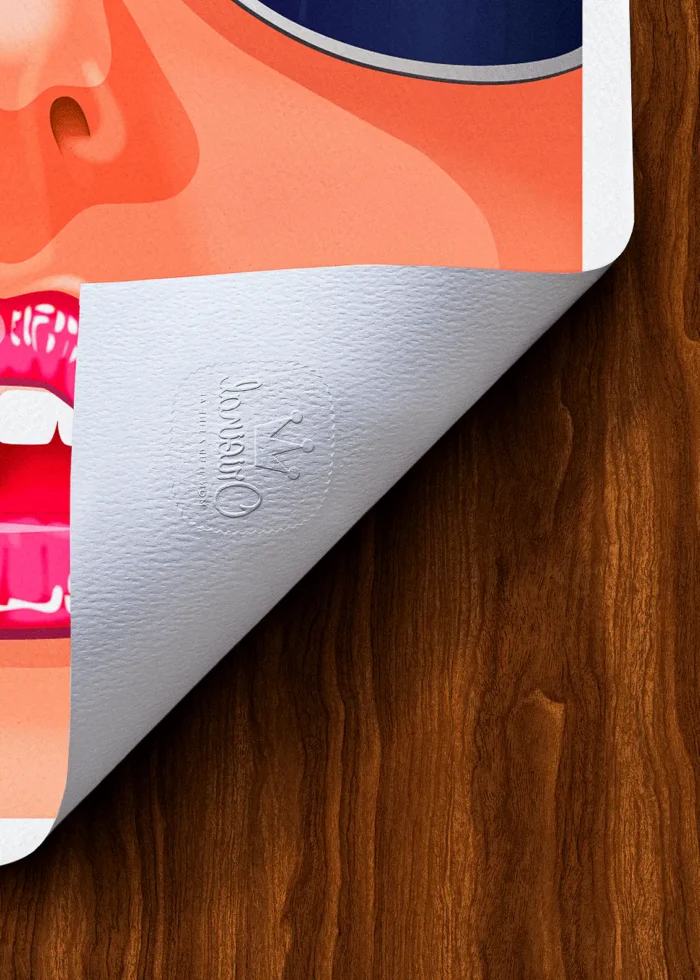 Tampon-241 Affiche Mode Tampon Original Monsieur Z, Tirage d'art,