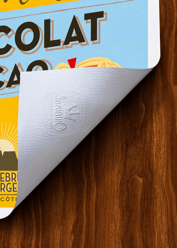 Tampon-247 Affiche Roquebrune Tampon Original Monsieur Z, Tirage d'art,