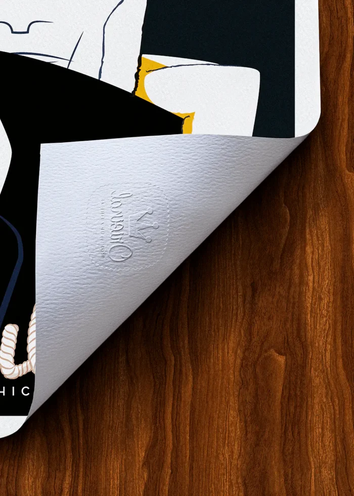 Tampon-251 Affiche Toulon Tampon Original Monsieur Z, Tirage d'art,