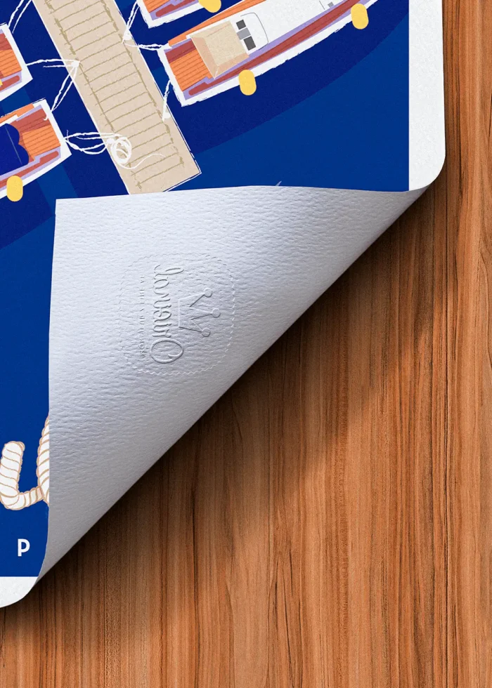 Tampon-253 Affiche Toulon Tampon Original Monsieur Z, Tirage d'art,