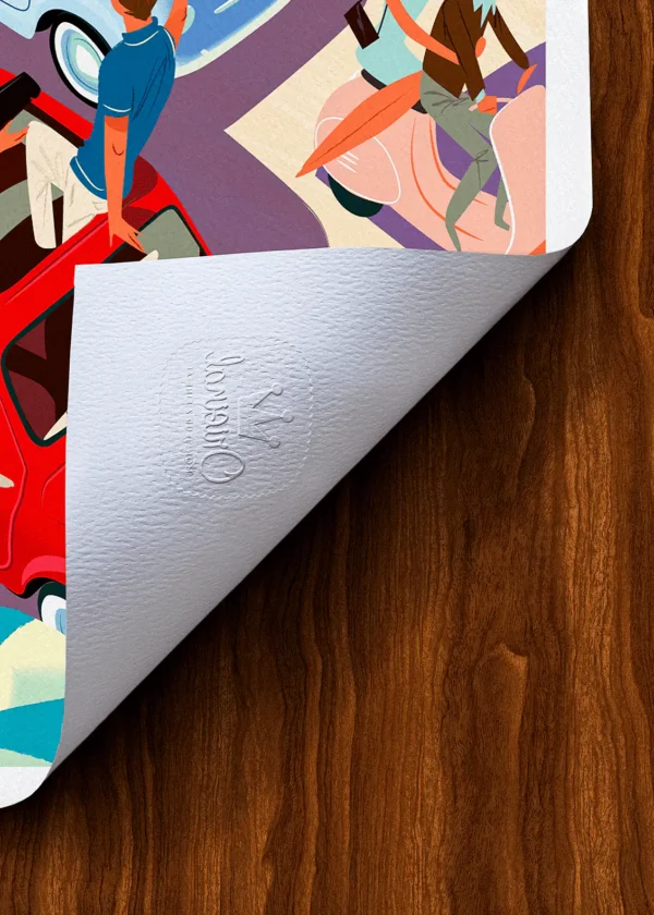 Tampon-259 Affiche Cassis Tampon Original Monsieur Z, Tirage d'art,