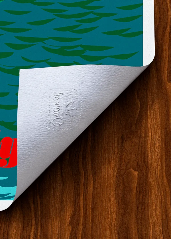 Tampon-260 Affiche hyères Tampon Original Monsieur Z, Tirage d'art,