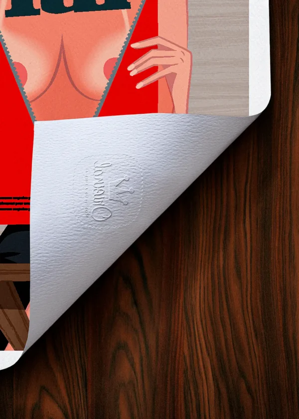 Tampon-283 Affiche Mode Tampon Original Monsieur Z, Tirage d'art,