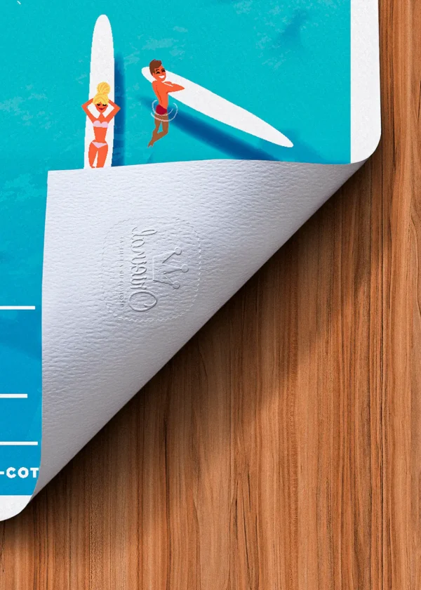 Tampon-284 Affiche Giens Tampon Original Monsieur Z, Tirage d'art,