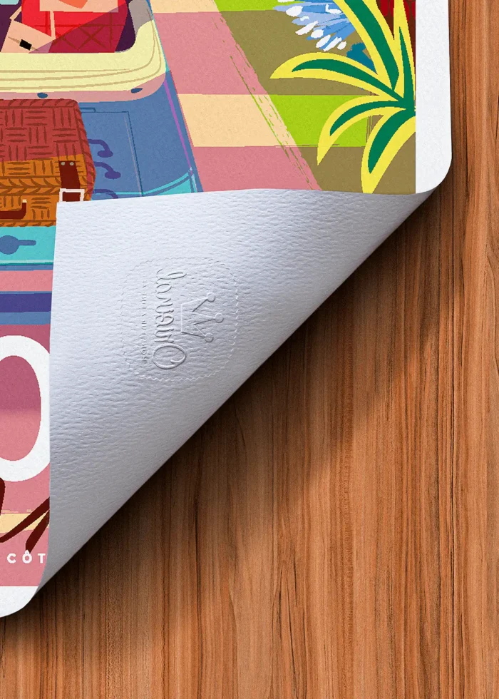 Tampon-290 Affiche La londe Tampon Original Monsieur Z, Tirage d'art,