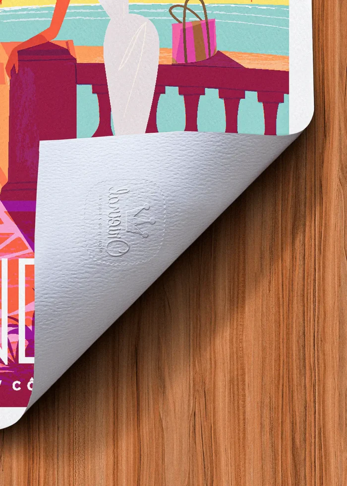 Tampon-294 Affiche Bandol Tampon Original Monsieur Z, Tirage d'art,