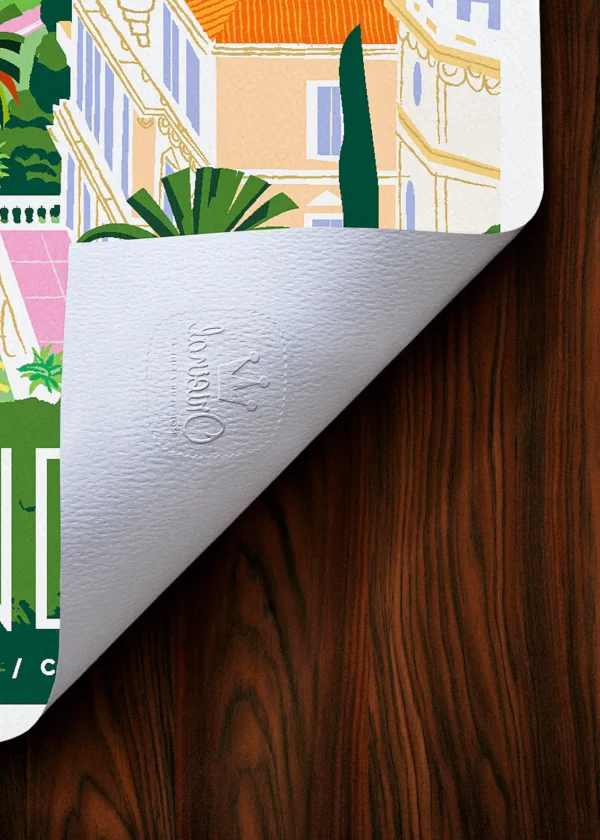 Tampon-295 Affiche Bandol Tampon Original Monsieur Z, Tirage d'art,