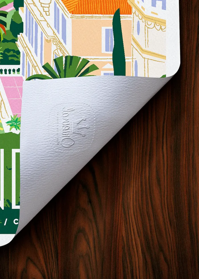 Tampon-295 Affiche Bandol Tampon Original Monsieur Z, Tirage d'art,