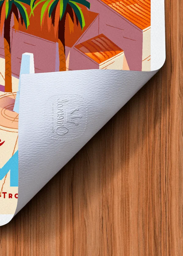 Tampon-297 Affiche Grimaud Tampon Original Monsieur Z, Tirage d'art,