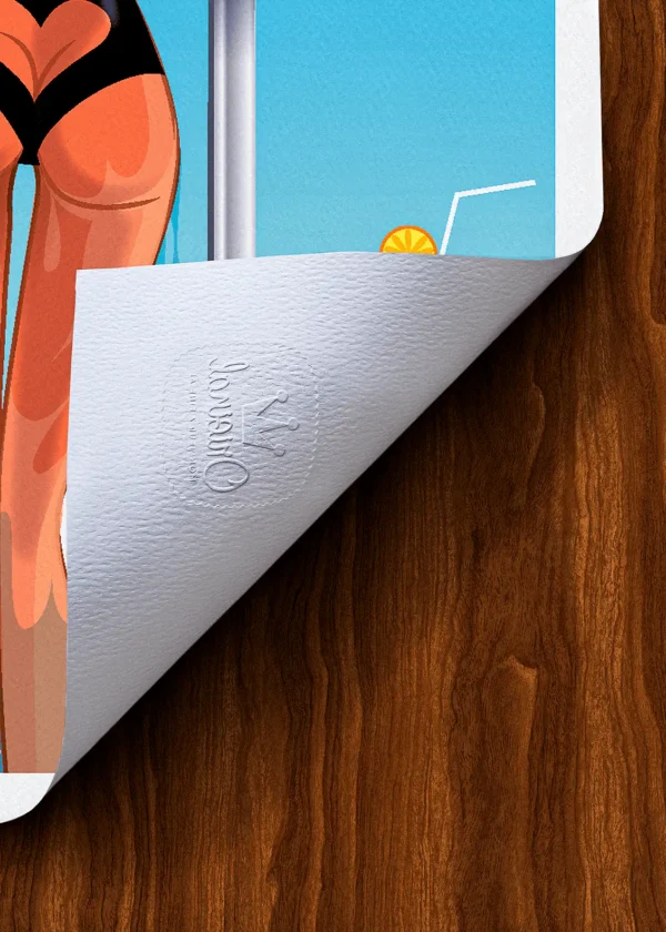 Tampon-299 Affiche Mode Tampon Original Monsieur Z, Tirage d'art,