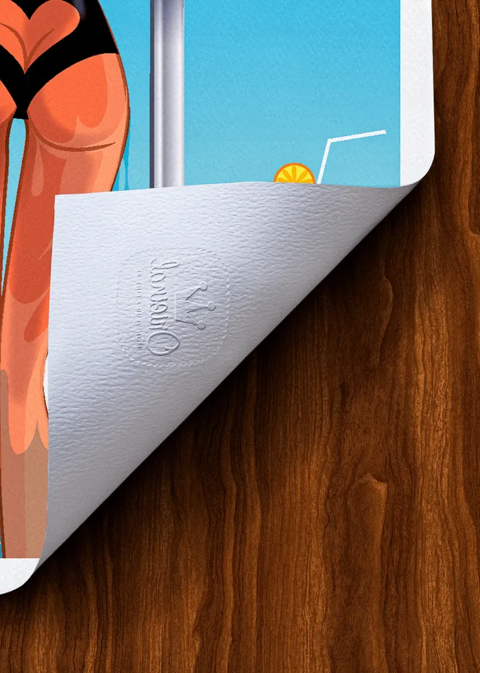 Tampon-299 Affiche Mode Tampon Original Monsieur Z, Tirage d'art,