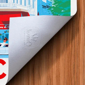 Affiche Vichy Tampon Original Monsieur Z, Tirage d'art,