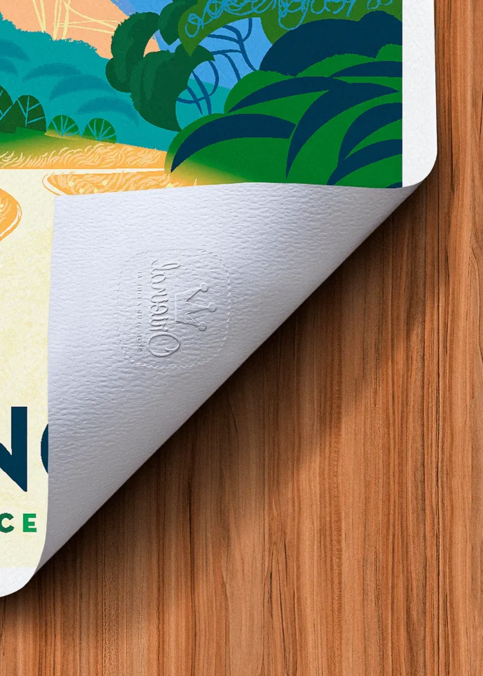 Tampon-303 Affiche Brignoles Tampon Original Monsieur Z, Tirage d'art,