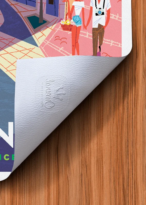 Tampon-305 Affiche Brignoles Tampon Original Monsieur Z, Tirage d'art,