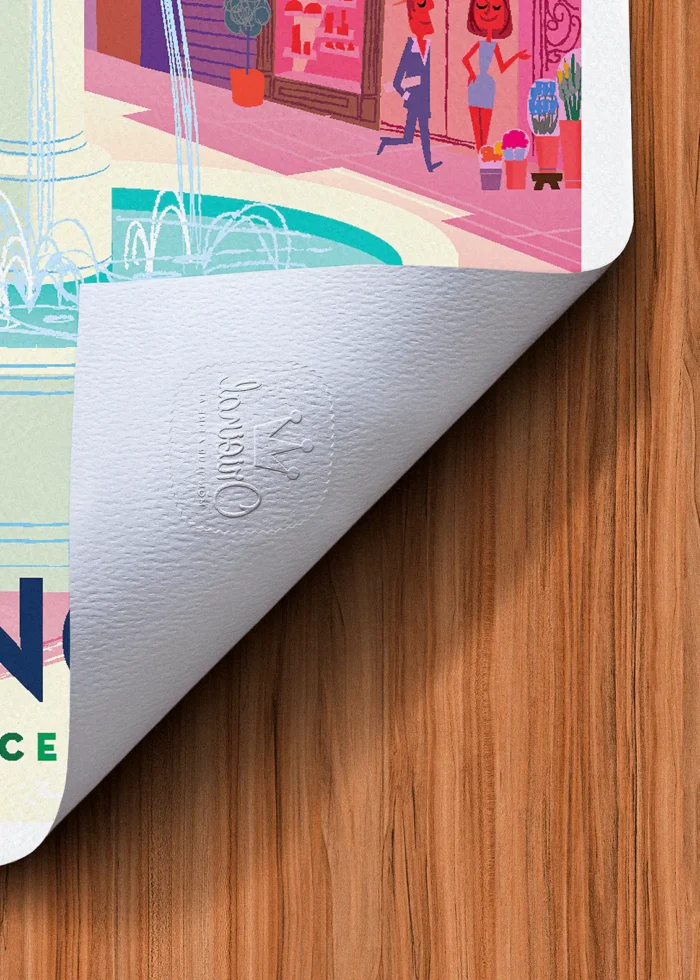 Tampon-306 Affiche Brignoles Tampon Original Monsieur Z, Tirage d'art,