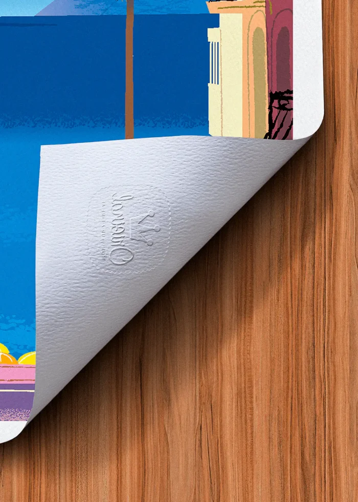 Tampon-308 Affiche Toulon Tampon Original Monsieur Z, Tirage d'art,