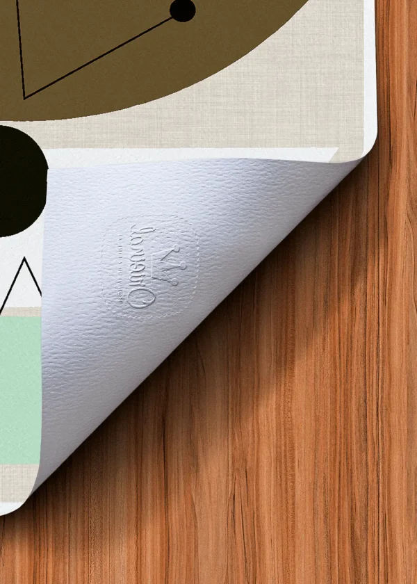 Tampon-310 Affiche Abstrait Tampon Original Monsieur Z, Tirage d'art,