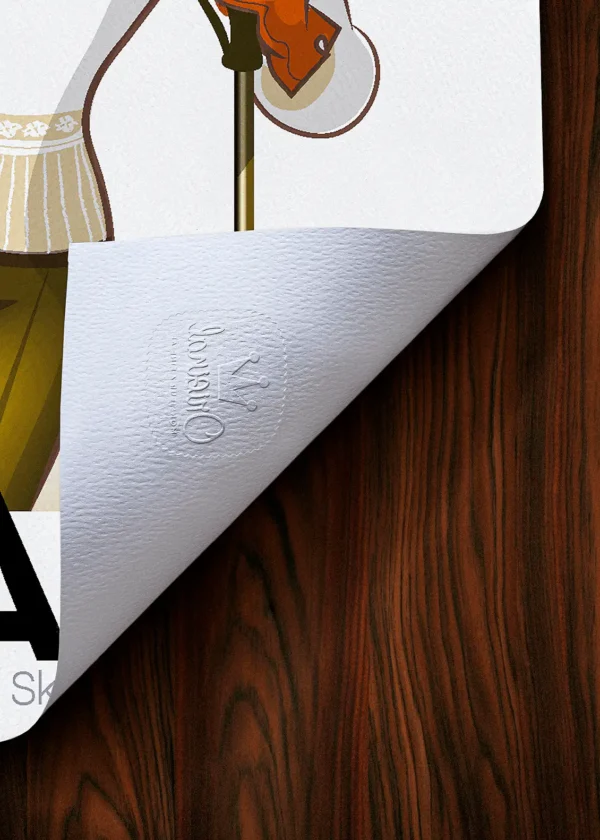 Tampon-316png Affiche Montagne Tampon Original Monsieur Z, Tirage d'art,