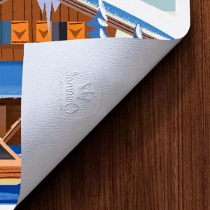 Affiche Montagne Tampon Original Monsieur Z, Tirage d'art,