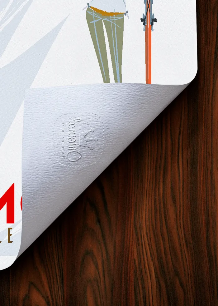 Tampon-324 Affiche Montagne Tampon Original Monsieur Z, Tirage d'art,