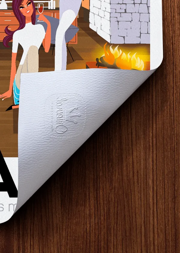 Tampon-325 Affiche Montagne Tampon Original Monsieur Z, Tirage d'art,