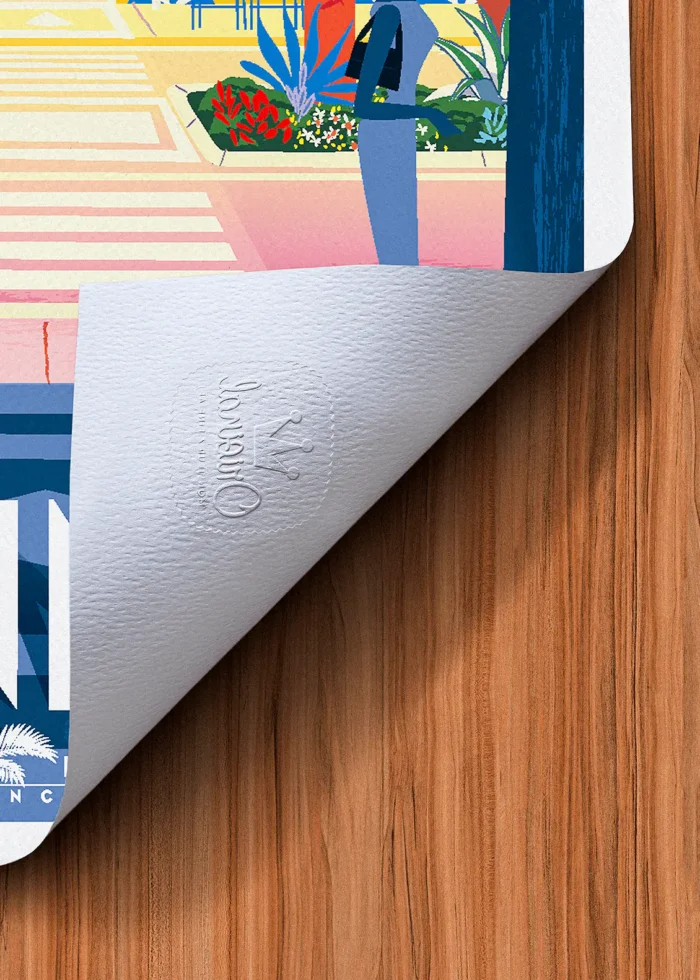 Tampon-331 Affiche Cannes Tampon Original Monsieur Z, Tirage d'art,