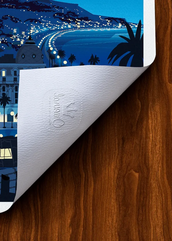 Tampon-336 Affiche Cannes Tampon Original Monsieur Z, Tirage d'art,