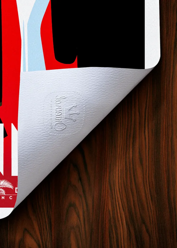 Tampon-337 Affiche Cannes Tampon Original Monsieur Z, Tirage d'art,