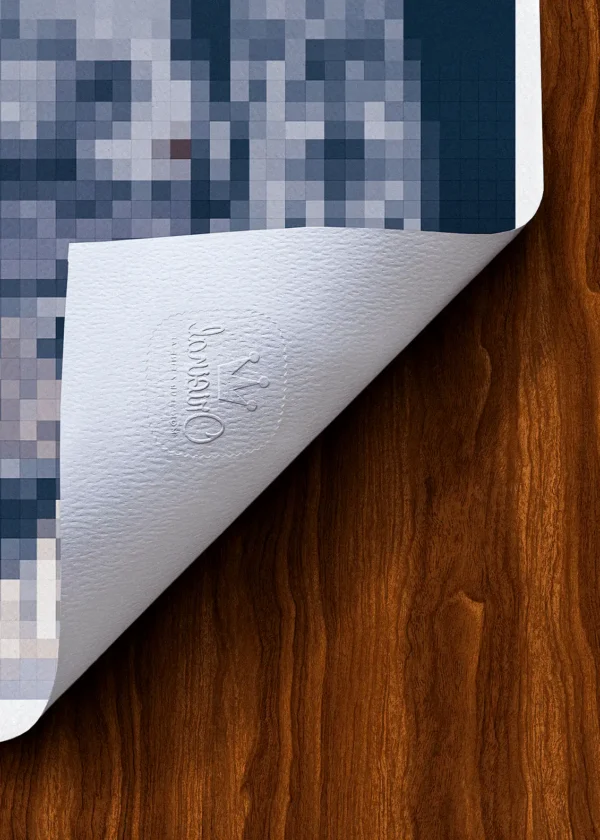 Tampon-338 Affiche Toulon Pixel Tampon Original Monsieur Z, Tirage d'art,