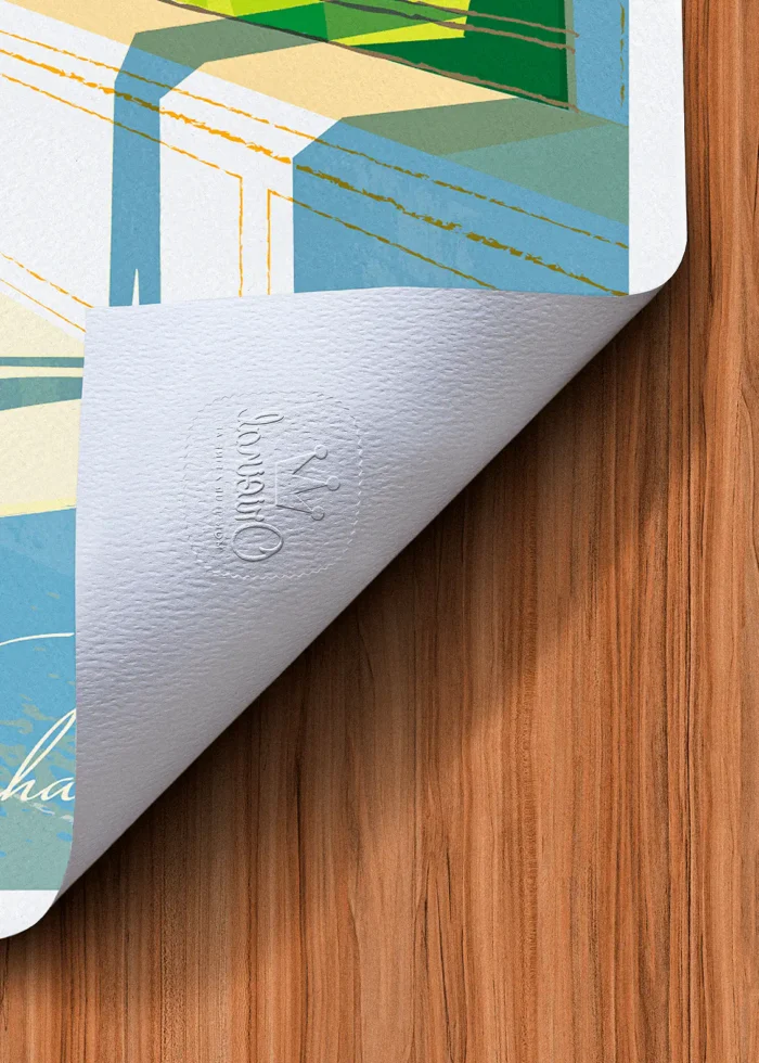 Tampon-339 Affiche Toulon Tampon Original Monsieur Z, Tirage d'art,