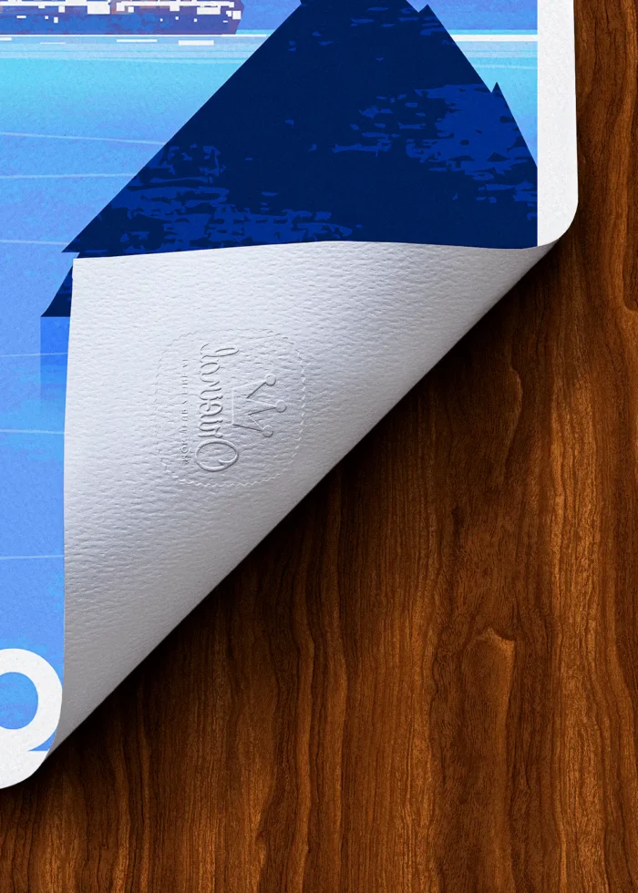 Tampon-341 Affiche Toulon Tampon Original Monsieur Z, Tirage d'art,