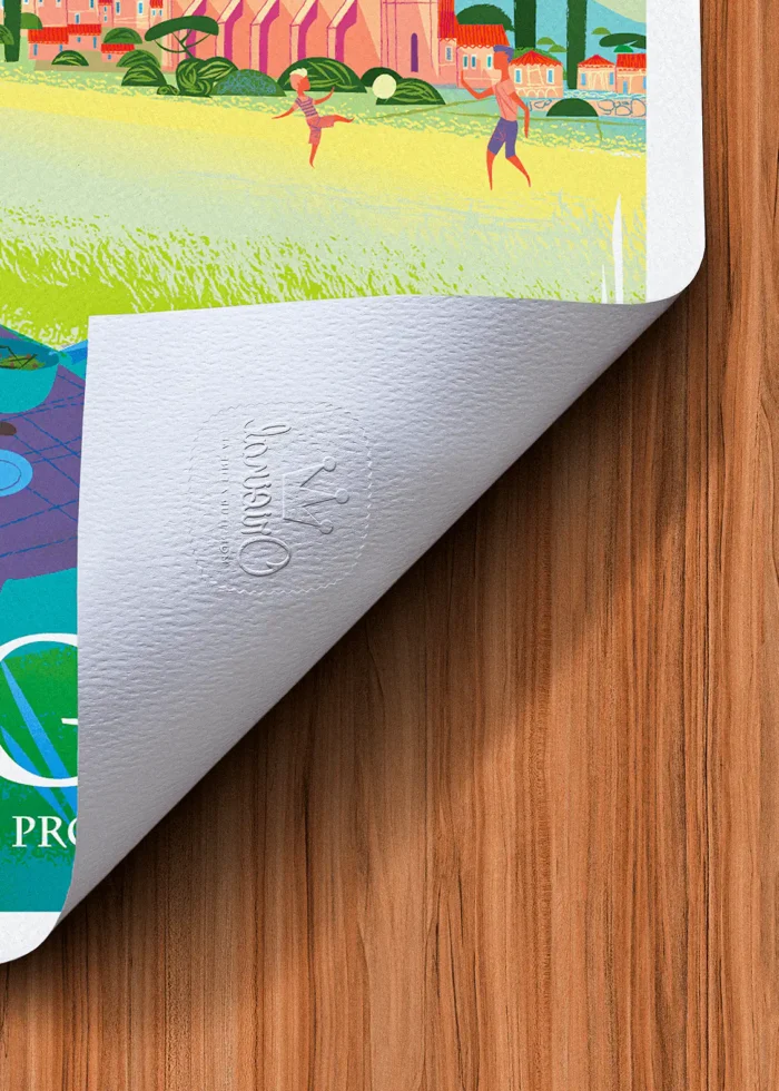 Tampon-343 Affiche Lorgues Tampon Original Monsieur Z, Tirage d'art,