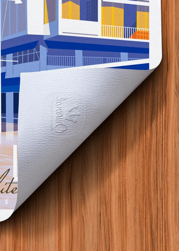 Tampon-346 Affiche toulon Tampon Original Monsieur Z, Tirage d'art,