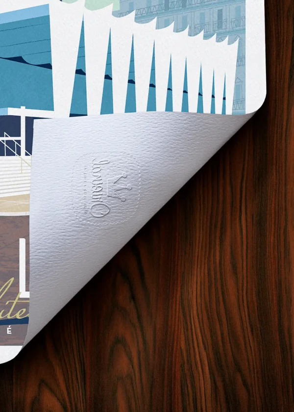 Tampon-347 Affiche toulon Tampon Original Monsieur Z, Tirage d'art,