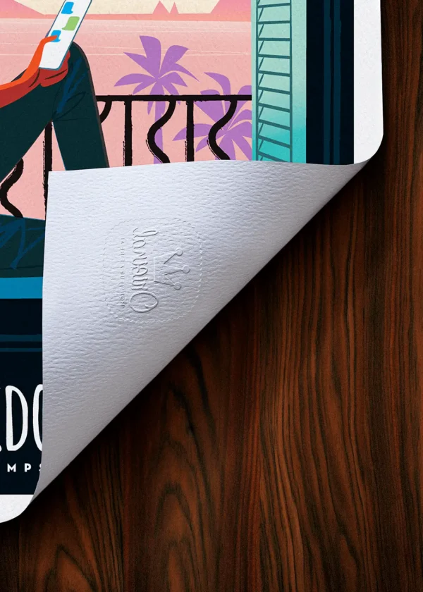 Tampon-369 Affiche Toulon Tampon Original Monsieur Z, Tirage d'art,