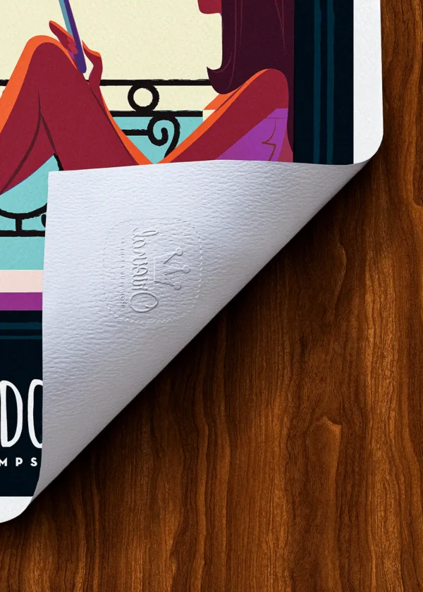 Tampon-370 Affiche Toulon Tampon Original Monsieur Z, Tirage d'art,