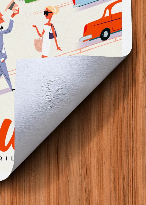 Tampon-371 Affiche Toulon Tampon Original Monsieur Z, Tirage d'art,