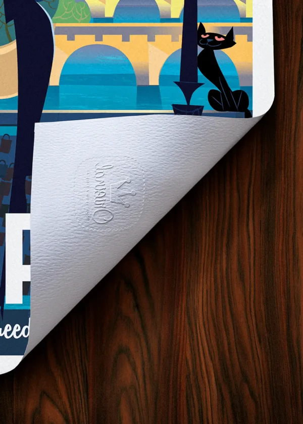 Tampon-373 Affiche Paris Tampon Original Monsieur Z, Tirage d'art,