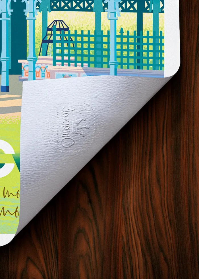 Tampon-376 Affiche Vichy Tampon Original Monsieur Z, Tirage d'art,