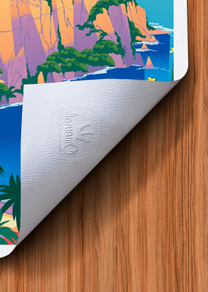 Tampon-377 Affiche Monaco Tampon Original Monsieur Z, Tirage d'art,