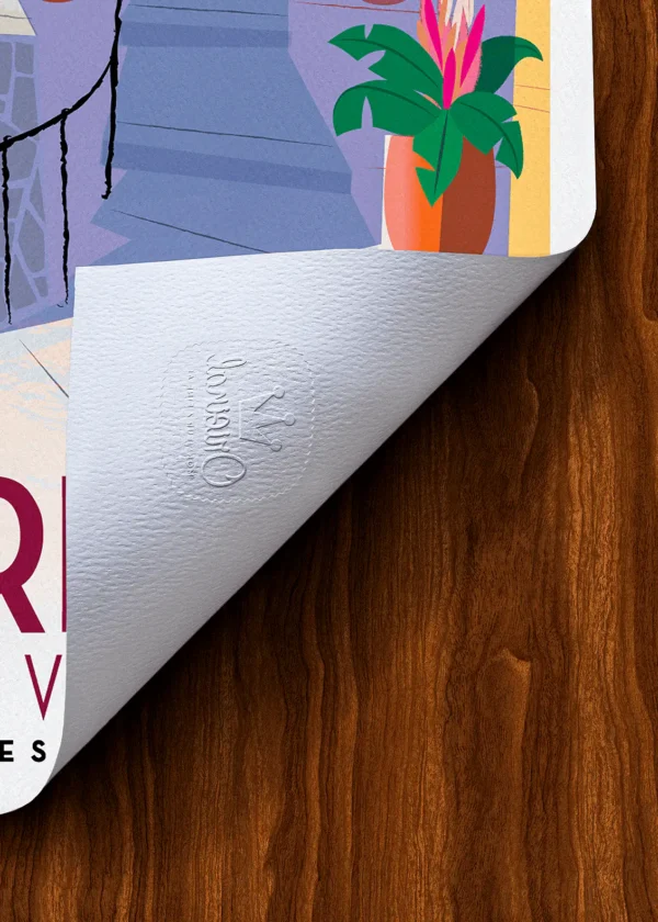 Tampon-378 Affiche Pierrefeu Tampon Original Monsieur Z, Tirage d'art,