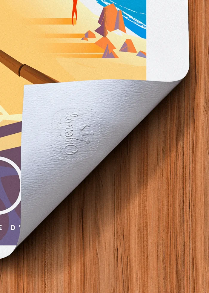 Tampon-382 Affiche Bandol Tampon Original Monsieur Z, Tirage d'art,