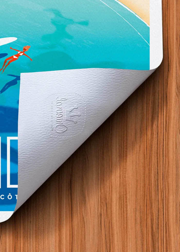 Tampon-383 Affiche Bandol Tampon Original Monsieur Z, Tirage d'art,