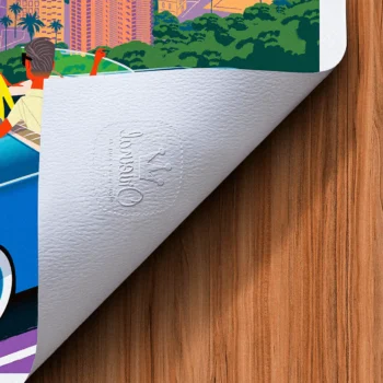 Affiche Monaco Tampon Original Monsieur Z, Tirage d'art,