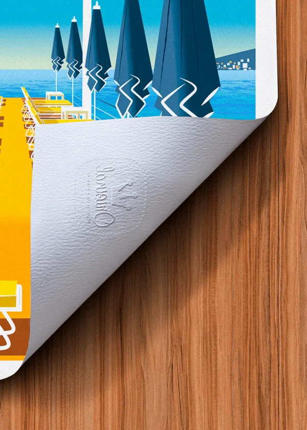 Tampon-392 Affiche Monaco Tampon Original Monsieur Z, Tirage d'art,