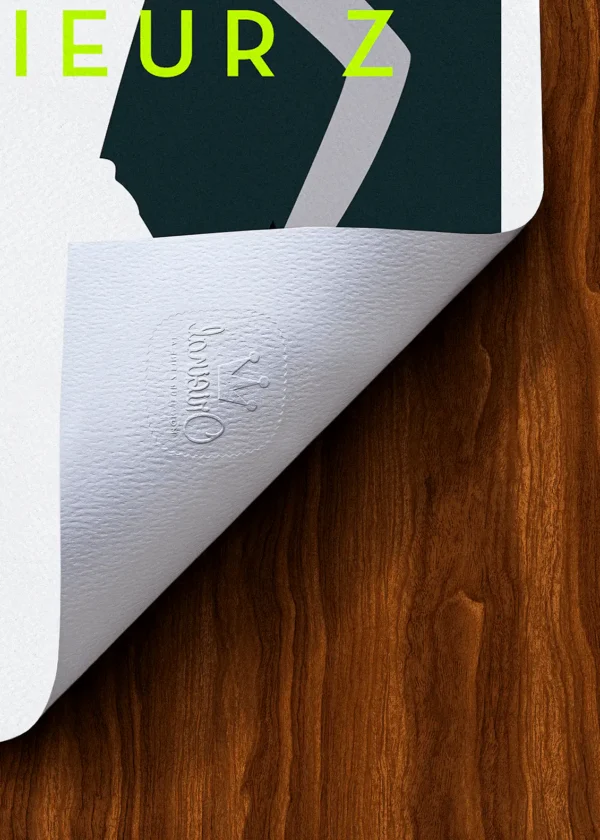 Tampon-400 Affiche Monsieur Z Tampon Original Monsieur Z, Tirage d'art,